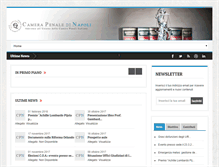 Tablet Screenshot of camerapenaledinapoli.it